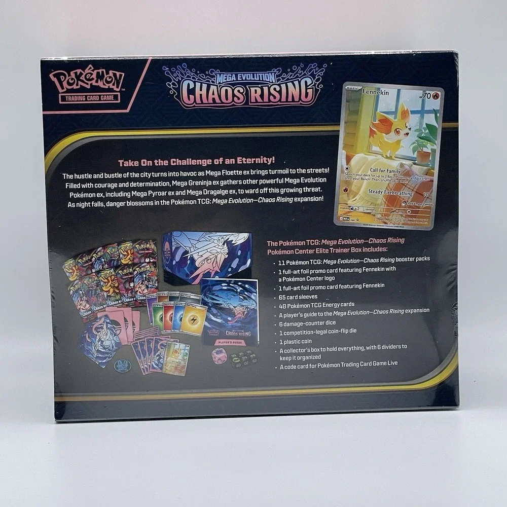 Pokemon TCG Chaos Rising Pokemon Center ETB Elite Trainer Box In Hand READ